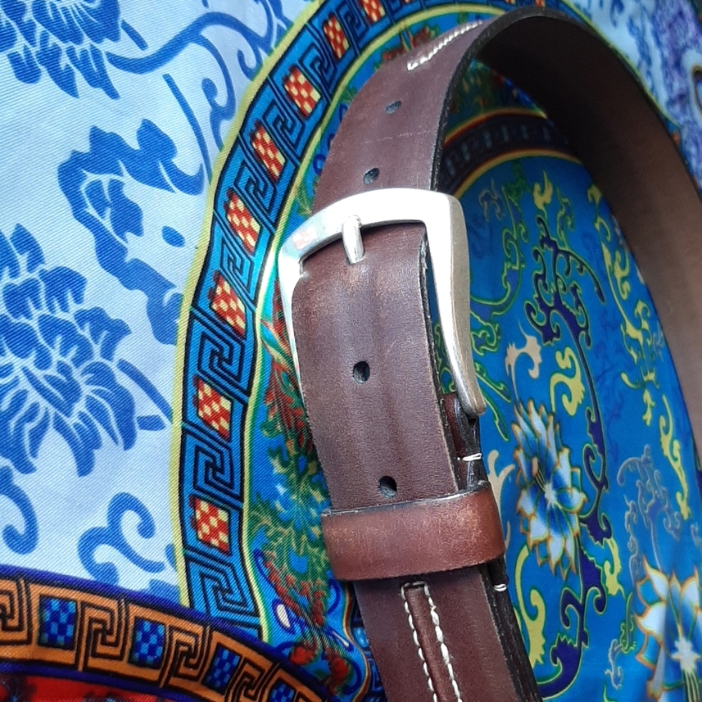 Allen Edmonds men's leather belt size 32